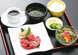 米沢牛中落ちカルビランチ